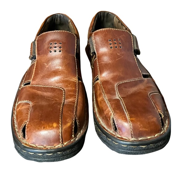 Streetcars Men’s Leather ASC Arch Support Comfort Sandals Size 10 M - Picture 2 of 12